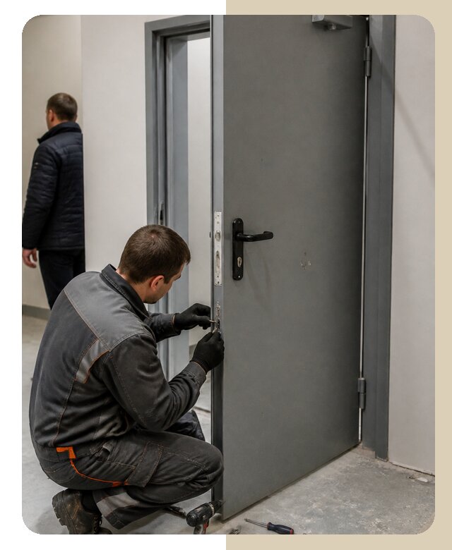 Ремонт противопожарной двери в Сарове по цене 6770 р. | ДвериЛегко-Сро