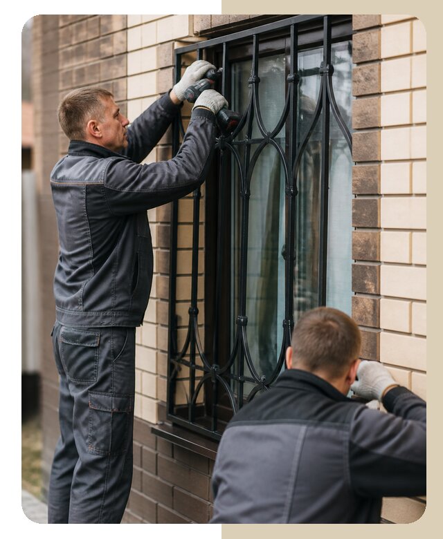Установка решеток в дом в Сарове по цене от 3645 р. | ДвериЛегко-Сро