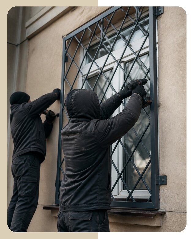 Установка антивандальных решеток на окна в Сарове